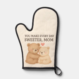 Cute Valentine’s Day Bear Oven Mitt for Mom 