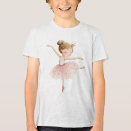 Cute Watercolor Ballerina Girl Princess Swan Lake