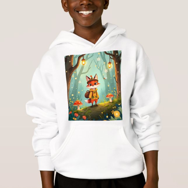 Cute Whimsical Cartoon Fox (Frente)