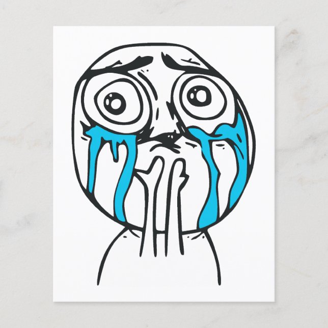 Cuteness Overload Cute Rage Face Memória (Frente)