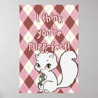 Cutie Cat Poster