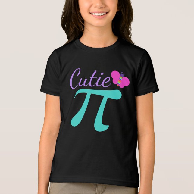 Cutie Pi Cute Math Pun Girl (Frente)