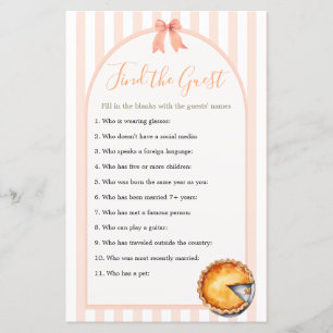 Cutie Pie Orange Gingham Encontra O Convidado