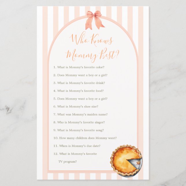 Cutie Pie Orange Gingham Que Conhece O Melhor Jogo (Frente)