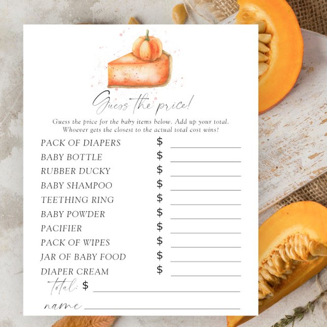 Cutie torta Pumpkins - Adivinha o jogo do preço (Criador carregado)