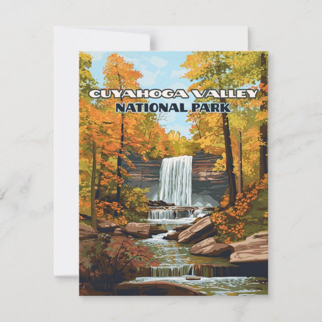 Cuyahoga Valley National Park Ohio Cleveland Card (Frente)