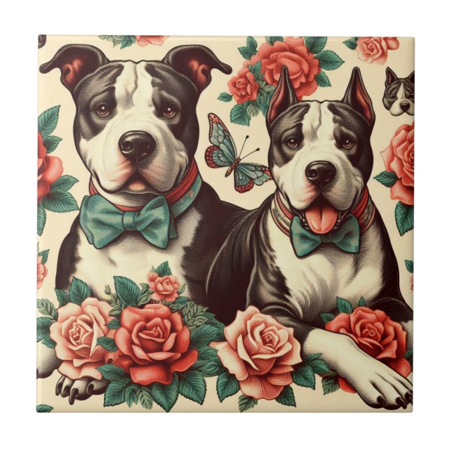 Cuz Vintage American Pit Bull Terrier (Frente)