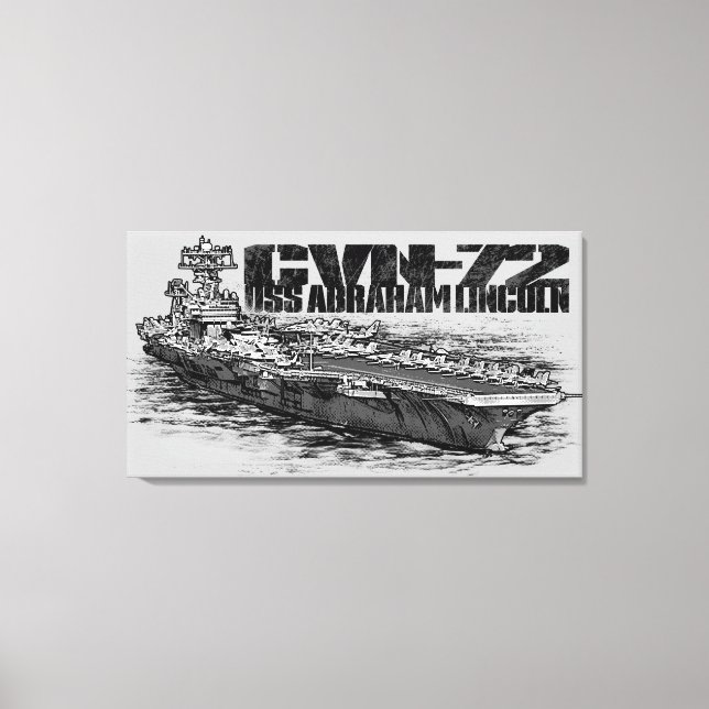 CVN- 72 Abraham Lincoln Canvas (Frente)