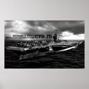 CVN- 75 Harry S. Truman Impressão