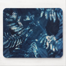 Cyanotype Mousepad - Árvore Mimosa