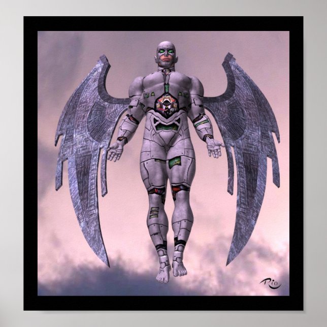 Cyber Angel Poster (Frente)