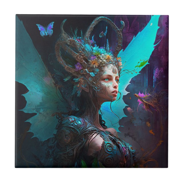 Cyber Fairy Fantasy Art (Frente)