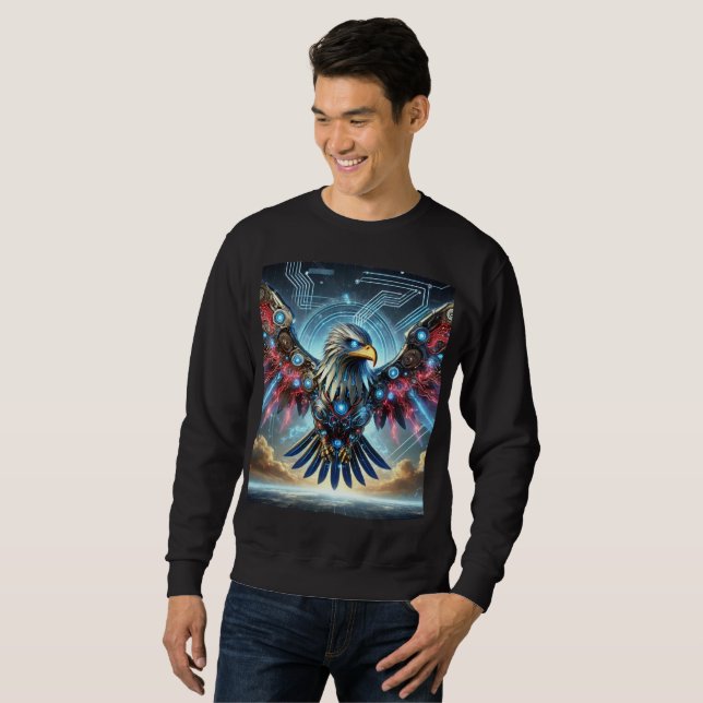 Cyber Samurai Eagle, Design de Camisa de Suor de C (Frente Completa)