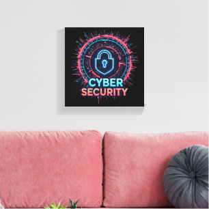 Cyber Security Expert Canvas Wall Art