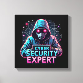 Cyber Security Expert Canvas Wall Art