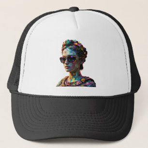 Cyberpunk, Estátua Grega Hat-Vaporwave, Boné estét
