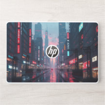 Cyberpunk Glitk Laptop estético - Neon Ligh