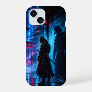 Cyberpunk Samurai Poster – Neon Ronin Shadow
