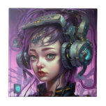 Cyborg Woman Science Fiction<br><div class="desc">Produtos de arte fantasia de The Lunarium.</div>