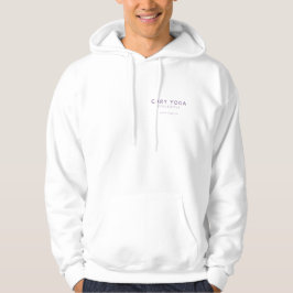 CYC Logotipo Roxo - Suéter Branco