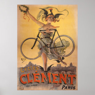 Cycle Clement Paris vintage poster