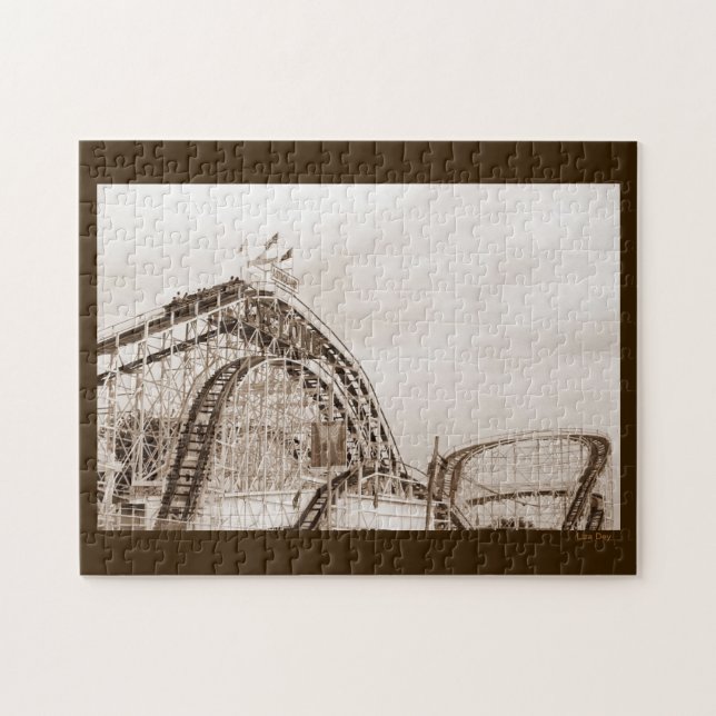 Cyclone Rollercoaster Quebra-cabeça (Horizontal)