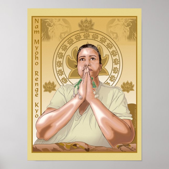 Cyleni Nichiren Daishonin Buddhism Poster (Frente)