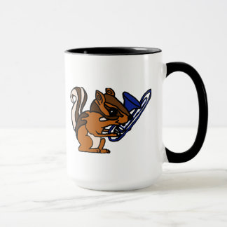 CZ Chipmunk que joga a caneca do Trombone