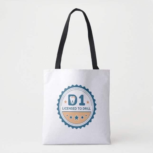 D1 to DDS  Dental Student Tote Bag (Frente)