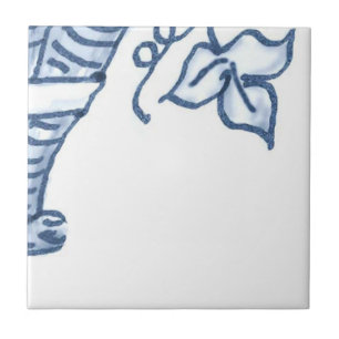 D5 - Azulejo mural da cesta de Delft - D5