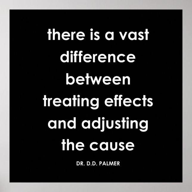 D.D. Palmer - Impressão da Série Cotação Quiroprát (Frente)