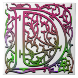 D Monograma, Azulejo cerâmico "Besque Garden"