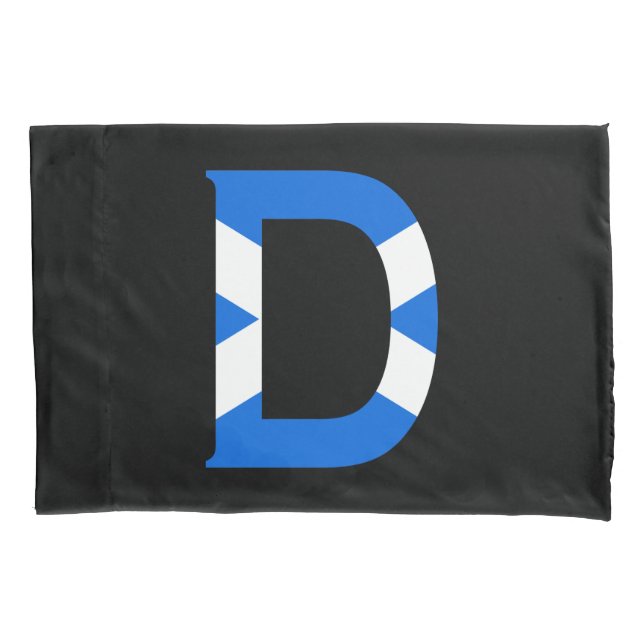 D Monograma sobreposto à notação Scottish Flag Pcn (Frente)