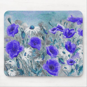 Da "azul" Mousepad papoila