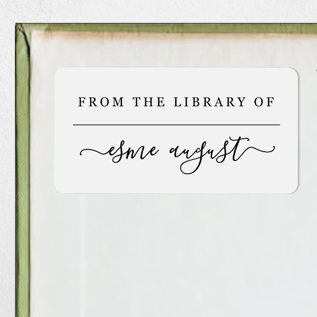 Da Biblioteca da Etiqueta do Livro (Criador carregado)