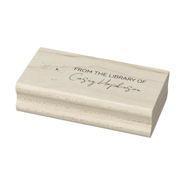 Da Biblioteca da Placa do Livro moderna Carimbo de (Carimbo)