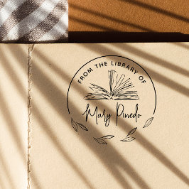 Da Biblioteca de Carimbo de Livro de Ex-Libris Bot