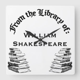 Da Biblioteca do Relógio de Parede Personalizado