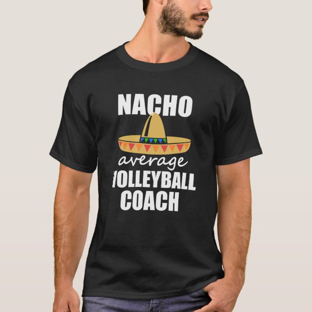 Da camisa média do treinador do voleibol do Nacho (Frente)