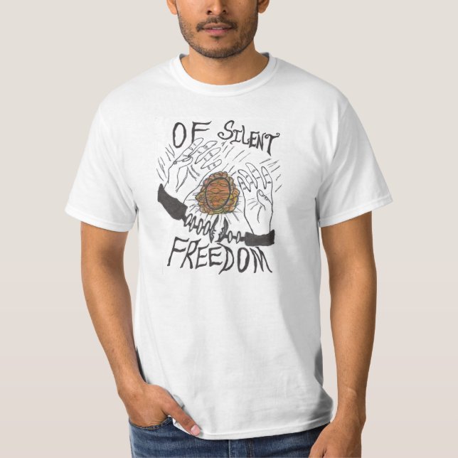 Da camisa silenciosa da liberdade - design da (Frente)