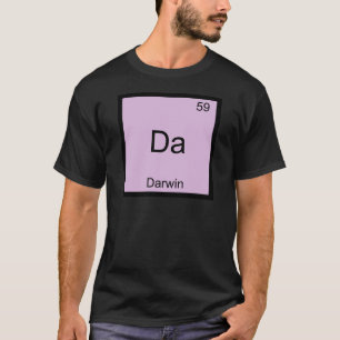 Da - Camiseta de Química Divertida Símbolo do Elem