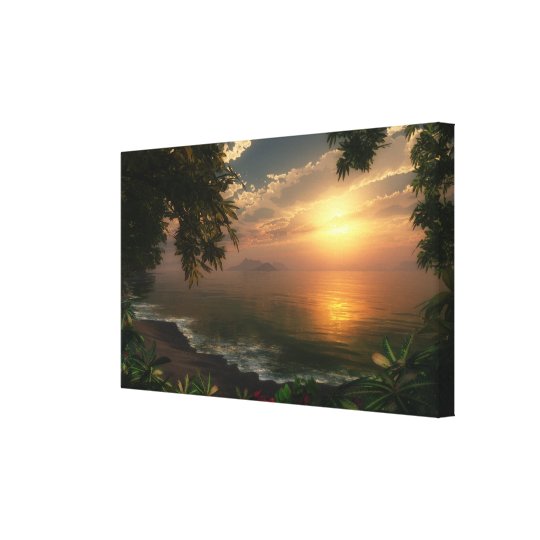 Da "canvas primeira luz" impressão em tela