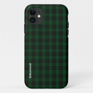 Da Case-Mate Capa Green & Black Graham Clan Plaid para iPhone 5