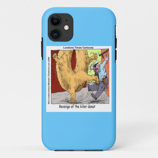 Da Case-Mate Police Vs Donut Funny capa para iPhone 5 (Verso)