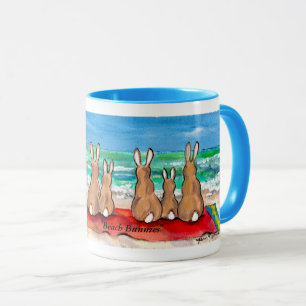Da "coelhos coloridos dos coelhos praia" na caneca
