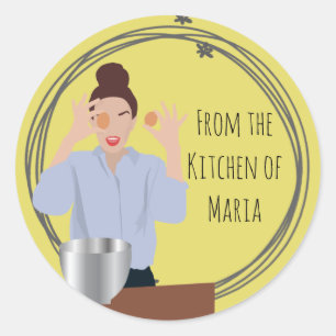 "Da Cozinha De" Adesivos Personalizados