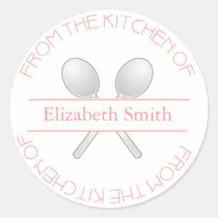 Da cozinha de: Etiquetas cor-de-rosa