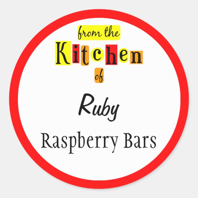 Da Cozinha dos Adesivos Vermelhos Retroativos (Frente)