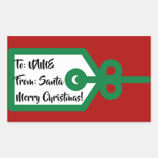 Da Etiqueta de presentes de Papais noeis