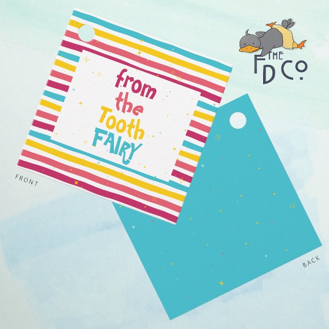 "Da Fada dos Dentes" Estrelas e Etiqueta de Doces  (Criador carregado)